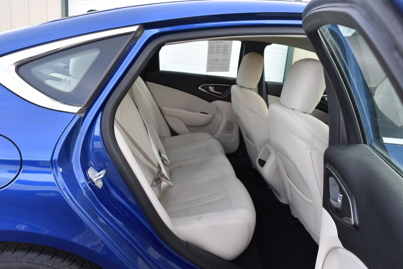 2016 Blue /Beige Chrysler 200 Limited (1C3CCCABXGN) with an 2.4L 4 Cyl Multiair engine, 9-Speed Automatic transmission, located at 1600 E Hwy 44, Rapid City, SD, 57703, (605) 716-7878, 44.070232, -103.171410 - Photo#10